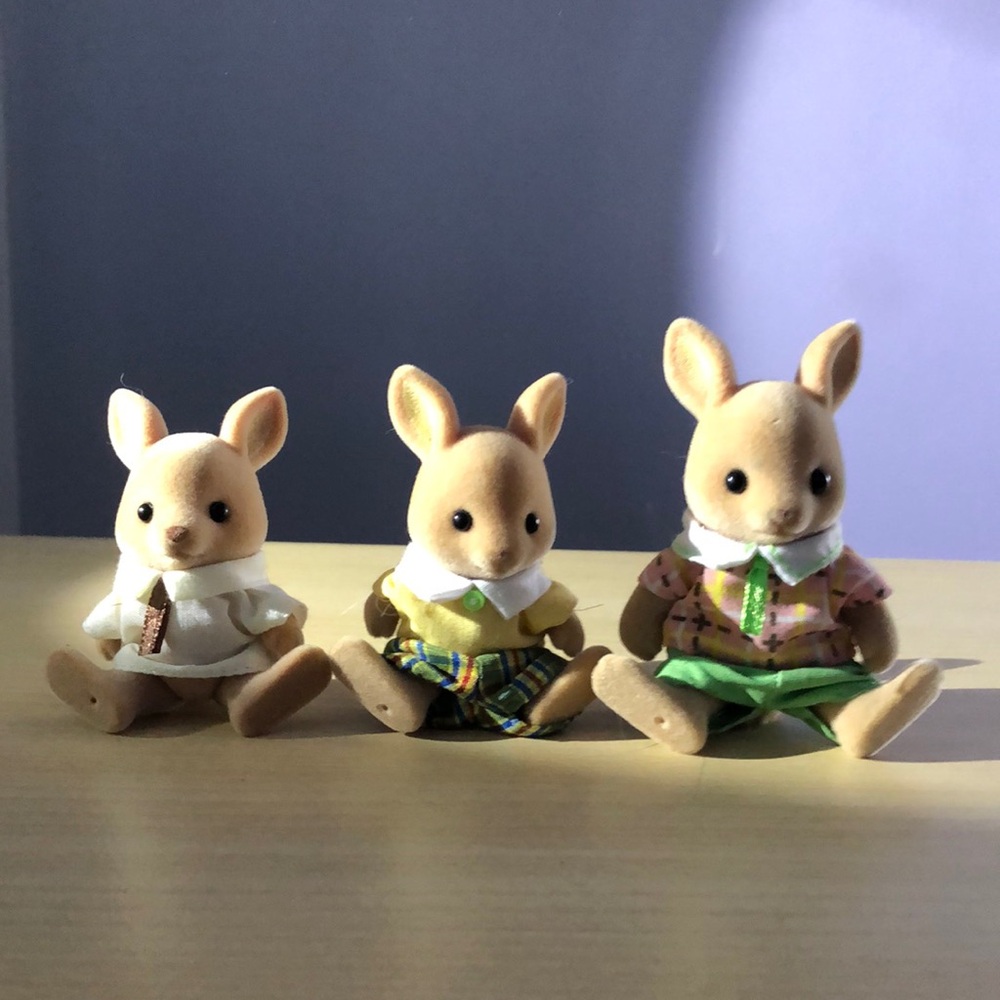 Calico critters set of 3 kangaroo